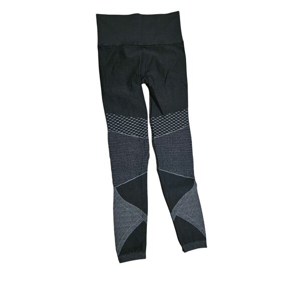 Spanx seamless high rise legging Blue textured small tummy control 547 - Picture 1 of 6